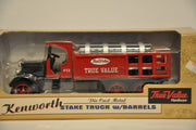 Ertl Diecast 1/25 Scale 1925 Kenworth Stake w/ Barrels Truck True Value   - TvMovieCards.com