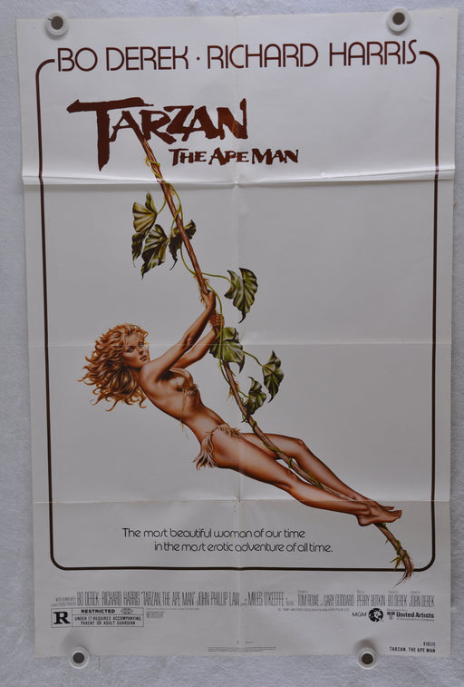 1981 Tarzan The Ape Man Original 1SH Movie Poster 27x41 Bo Derek Richard Harris   - TvMovieCards.com