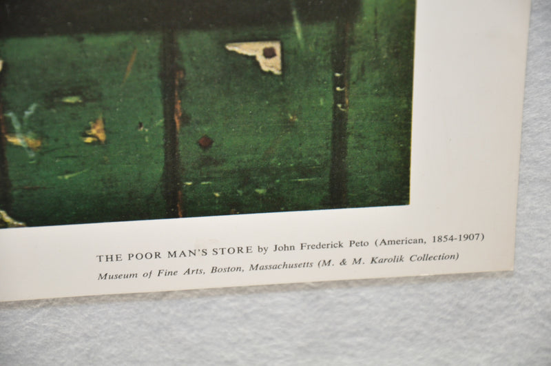 John Frederick Peto "The Poor Man's Store" Art Print Poster 19 x 25   - TvMovieCards.com