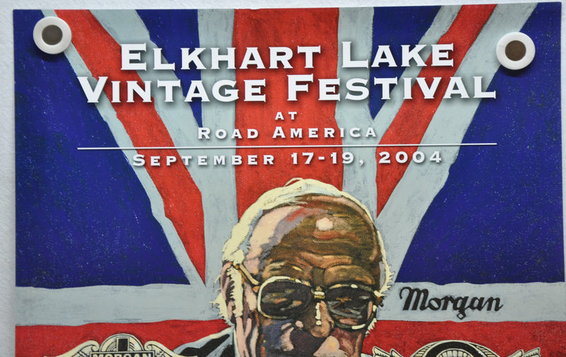 2004 Elkhart Lake Vintage Festival Road America Morgan Plus 8 GTR Poster   - TvMovieCards.com