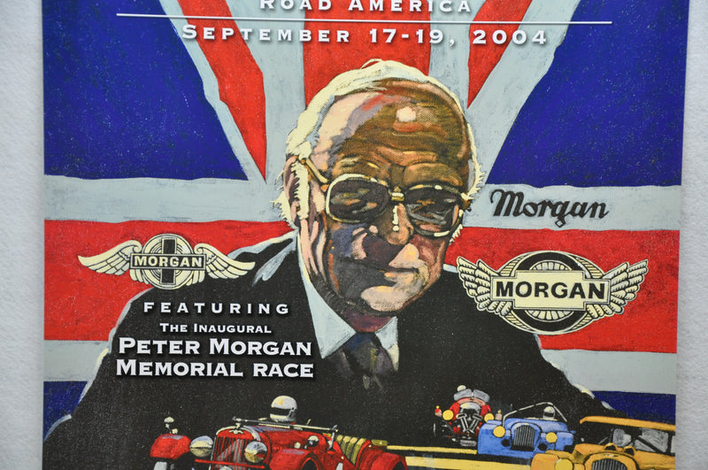 2004 Elkhart Lake Vintage Festival Road America Morgan Plus 8 GTR Poster   - TvMovieCards.com