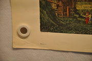 Luigi Rossini Veduta dell Interno del Tempio della Concordia Color Etching Print   - TvMovieCards.com