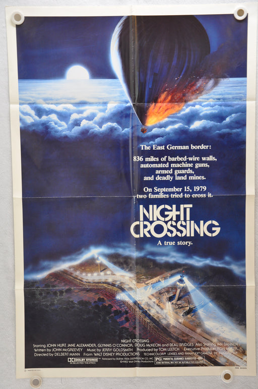 1982 Night Crossing Original 1SH Movie Poster 27 x 41 John Hurt Jane Alexander   - TvMovieCards.com