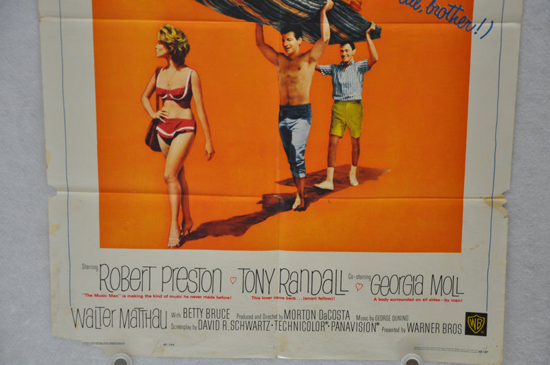 1963 Island of Love Original 1SH Movie Poster 27 x41 Robert Preston Giorgia Moll   - TvMovieCards.com