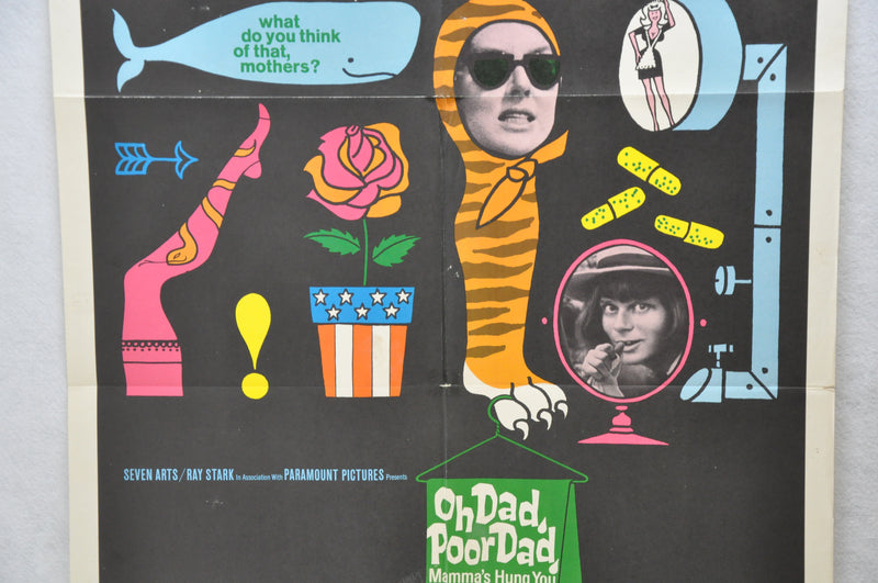 1967 Oh Dad Poor Dad Original 1SH 1 Sheet Movie Poster 27 x 41  Rosalind Russell   - TvMovieCards.com
