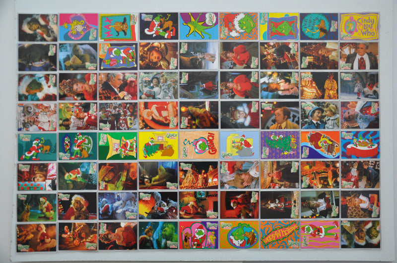 How The Grinch Stole Christmas Movie 1st Day Base Card Set with 3 Puzzles   - TvMovieCards.com
