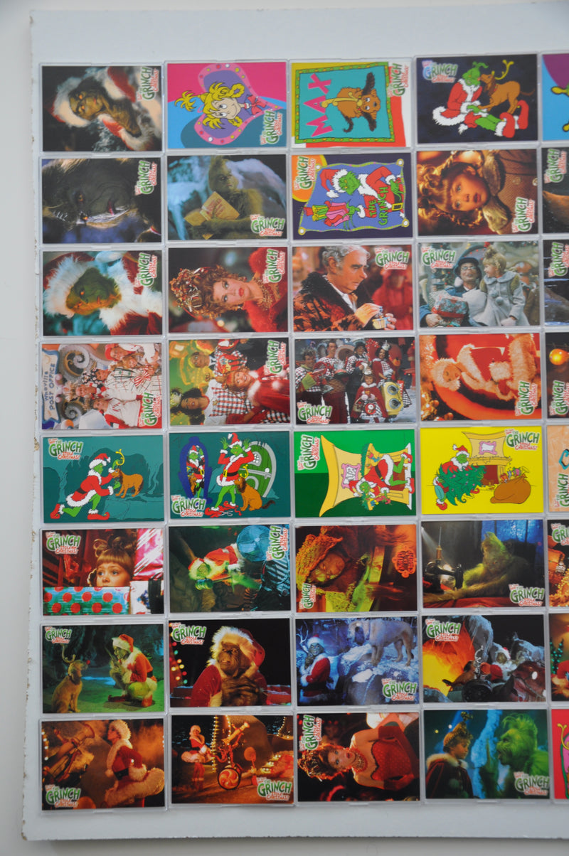 How The Grinch Stole Christmas Movie 1st Day Base Card Set with 3 Puzzles   - TvMovieCards.com