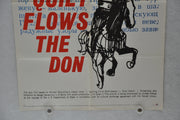 1960 And Quiet Flows The Don Original 1SH 1 Sheet Movie Poster 27 x 41   - TvMovieCards.com