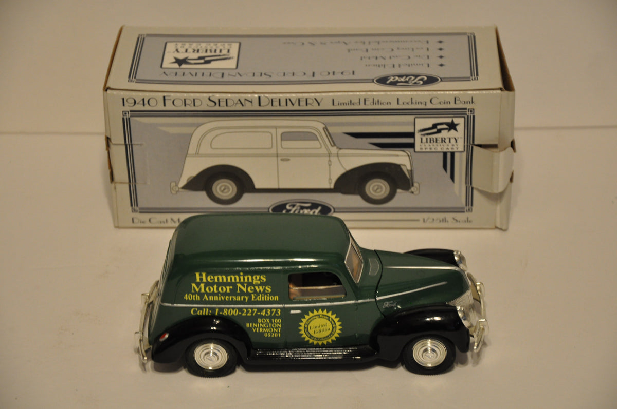 Liberty Classics Diecast Coin Bank 1940 Ford Sedan Delivery Hemmings Motor  News