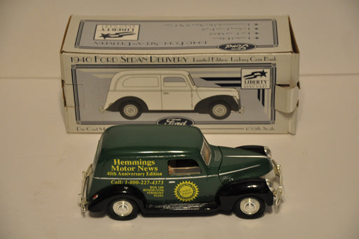 Liberty Classics Diecast Coin Bank 1940 Ford Sedan Delivery Hemmings Motor News   - TvMovieCards.com