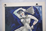 Marc Chagall "The Dancer" 1887 Art Print Poster 19 x 27   - TvMovieCards.com