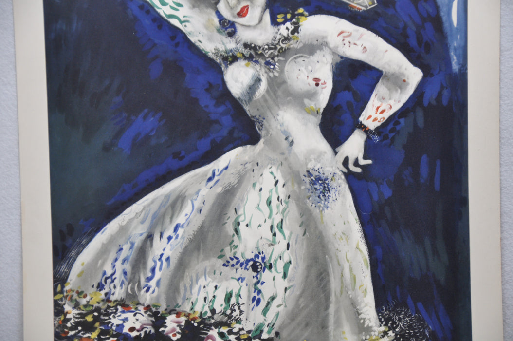 Marc Chagall "The Dancer" 1887 Art Print Poster 19 x 27   - TvMovieCards.com
