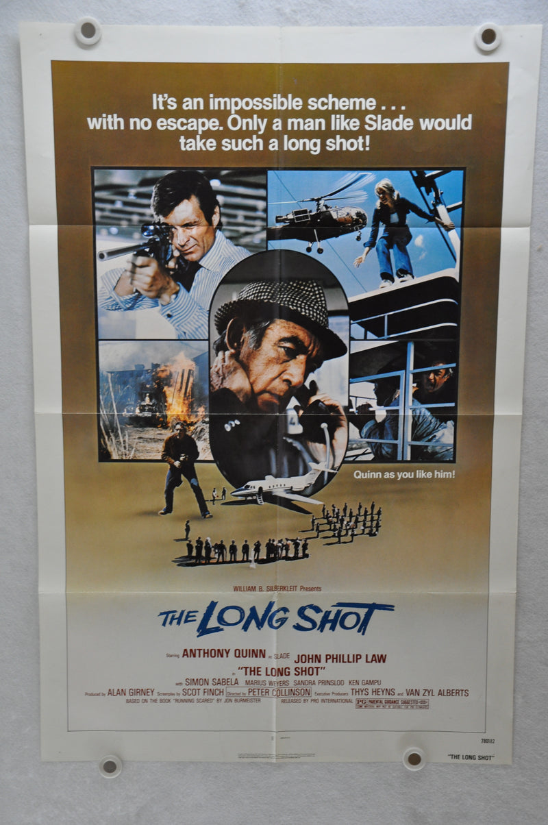 1978 The Long Shot Original 1SH Movie Poster 27 x 41 Anthony Quinn John Phillip   - TvMovieCards.com