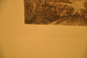 Lancret Pinxit "Le Printemps" Champollion Sculp 1890 20"x26" Etching Print   - TvMovieCards.com