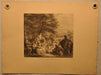 Carle Van Loo "Halte De Chasse" Edmond Hedouin Sculp 1874 20"x26" Etching Print   - TvMovieCards.com