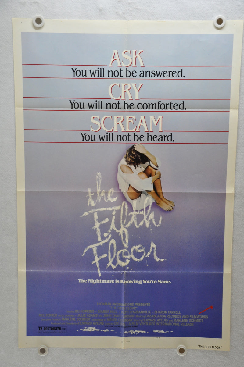 1978 The Fifth Floor Original 1SH Movie Poster 27 x 41 Bo Hopkins, Dianne Hull   - TvMovieCards.com