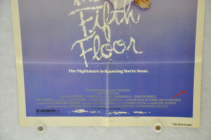 1978 The Fifth Floor Original 1SH Movie Poster 27 x 41 Bo Hopkins, Dianne Hull   - TvMovieCards.com