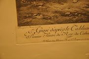 François Lemoyne "L'Enlèvement d'Europe" 20"x26" Engraving Etching Print   - TvMovieCards.com