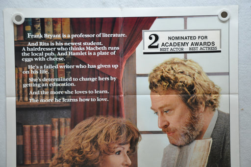 1983 Educating Rita Original 1SH Movie Poster 27x 41 Michael Caine Julie Walters   - TvMovieCards.com