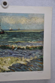 Vincent Van Gogh "Seascape near Les Saintes-Maries-de-la-Mer" Art Print Poster   - TvMovieCards.com