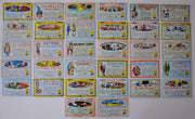 Nutty Awards Postcards Vintage Card Set 32 (Postcard Size) Cards Topps 1964   - TvMovieCards.com