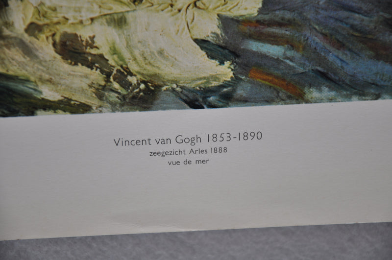 Vincent Van Gogh "Seascape near Les Saintes-Maries-de-la-Mer" Art Print Poster   - TvMovieCards.com