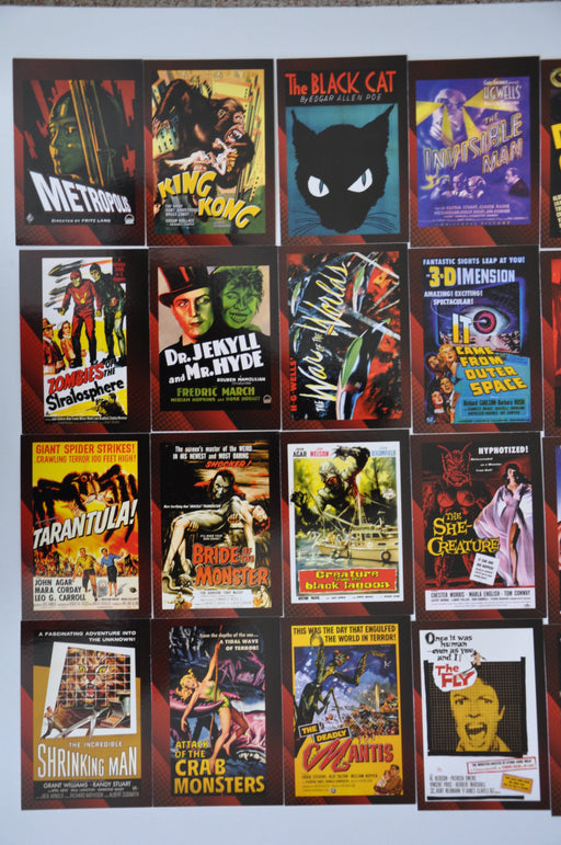 Movie Posters Classic Vintage Science Fiction & Horror Oversize Base Card Set   - TvMovieCards.com