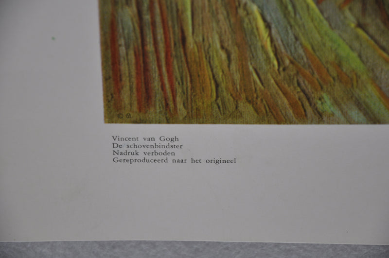 Vincent Van Gogh "The Sheafbinder" Art Print Poster 15 x 19   - TvMovieCards.com