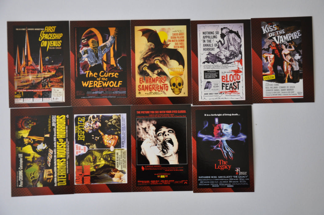 Movie Posters Classic Vintage Science Fiction & Horror Oversize Base Card Set   - TvMovieCards.com