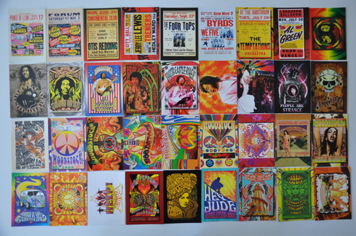 Woodstock Generation Rock Music Oversize Posters Base Card Set 49 Cards   - TvMovieCards.com