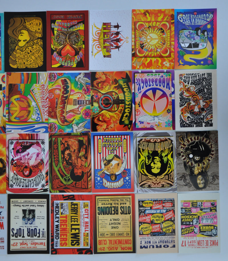 Woodstock Generation Rock Music Oversize Posters Base Card Set 49 Cards   - TvMovieCards.com