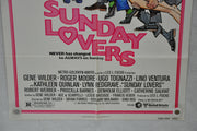 1980 Sunday Lovers Original 1SH Movie Poster 27 x 41 Roger Moore Lino Ventura   - TvMovieCards.com