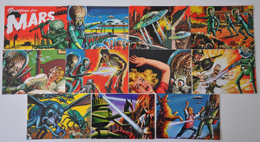 Mars Attacks Postcard Factory Boxed Limited Edition Card Set 10 Cards   - TvMovieCards.com