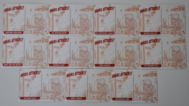 Mars Attacks Postcard Factory Boxed Limited Edition Card Set 10 Cards   - TvMovieCards.com