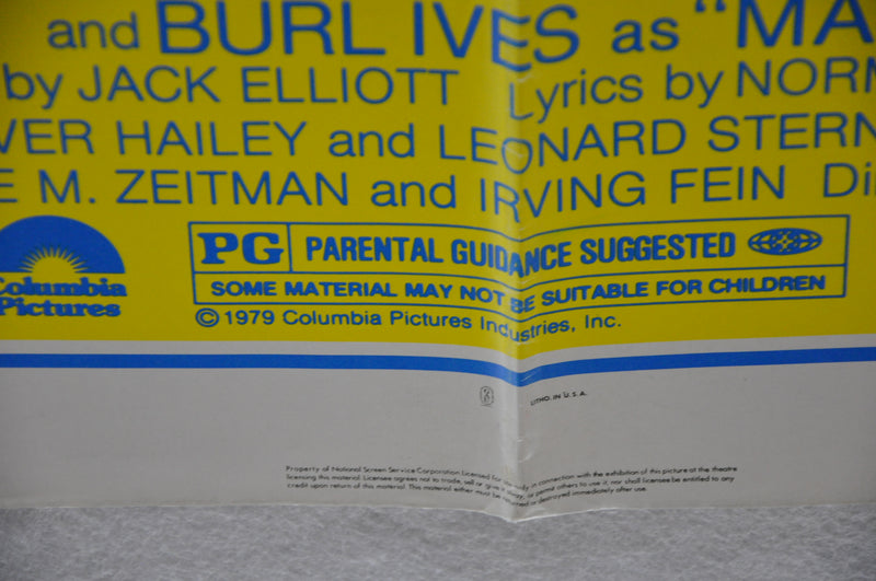 1979 Just You and Me, Kid Original 1SH Movie Poster 27 x 41 George Burns Shields   - TvMovieCards.com