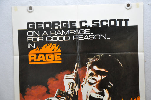 1972 Rage Original 1SH Movie Poster 27 x 41 George C. Scott, Martin Sheen   - TvMovieCards.com