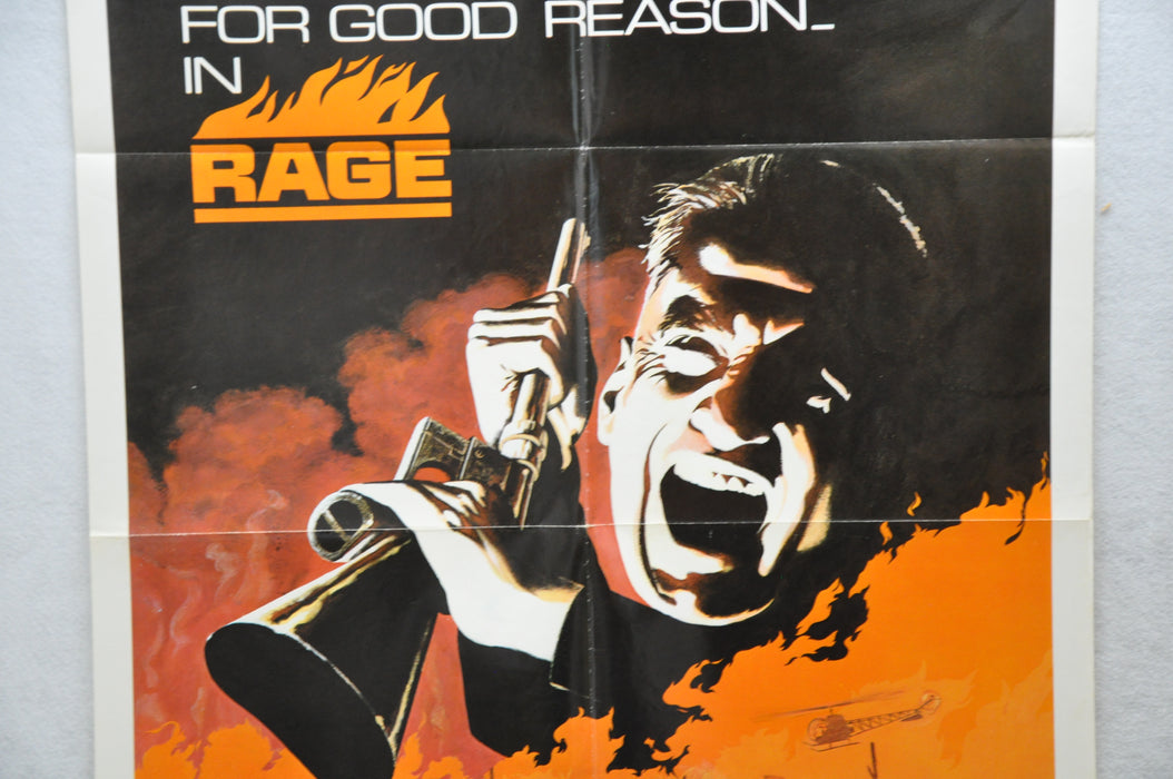 1972 Rage Original 1SH Movie Poster 27 x 41 George C. Scott, Martin Sheen   - TvMovieCards.com