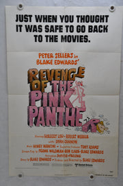 1978 Revenge of the Pink Panther Original 1SH Movie Poster 27 x 41 Peter Sellers   - TvMovieCards.com