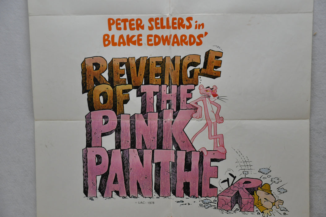 1978 Revenge of the Pink Panther Original 1SH Movie Poster 27 x 41 Peter Sellers   - TvMovieCards.com