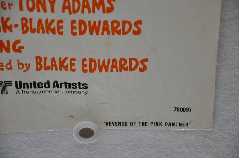 1978 Revenge of the Pink Panther Original 1SH Movie Poster 27 x 41 Peter Sellers   - TvMovieCards.com