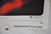 1975 The Reincarnation of Peter Proud Original 1SH Movie Poster 27 x 41 Sarrazin   - TvMovieCards.com