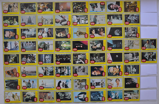 Star Wars Series 3 Yellow 1977 Vintage Card Set Cards #133-#198 Topps   - TvMovieCards.com