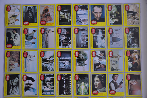Star Wars Series 3 Yellow 1977 Vintage Card Set Cards #133-#198 Topps   - TvMovieCards.com