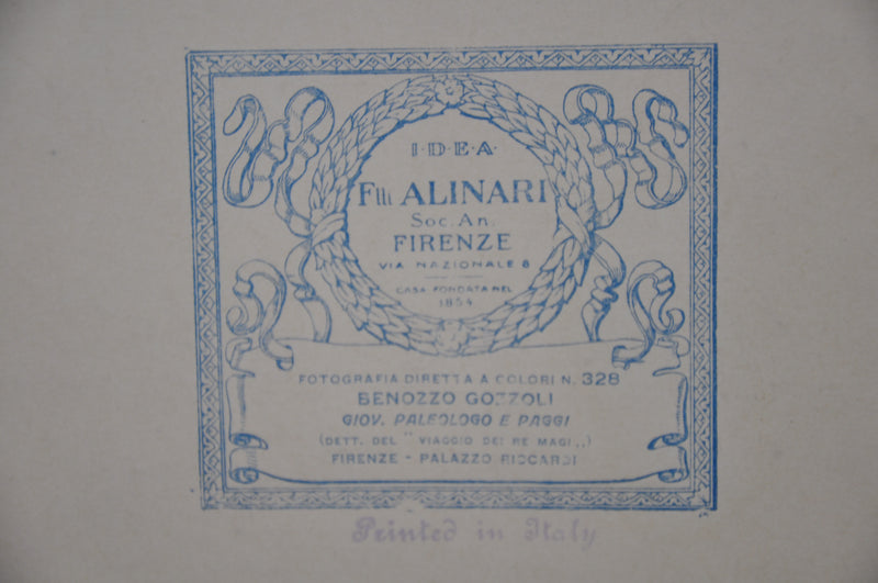 Fratelli Alinari "Giov. Paleologo E. Paggi" Lithograph Art Print   - TvMovieCards.com