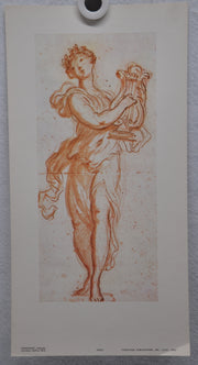 Fragonard "Calliope" Heritage Publications Art Print Poster 8 x 15   - TvMovieCards.com