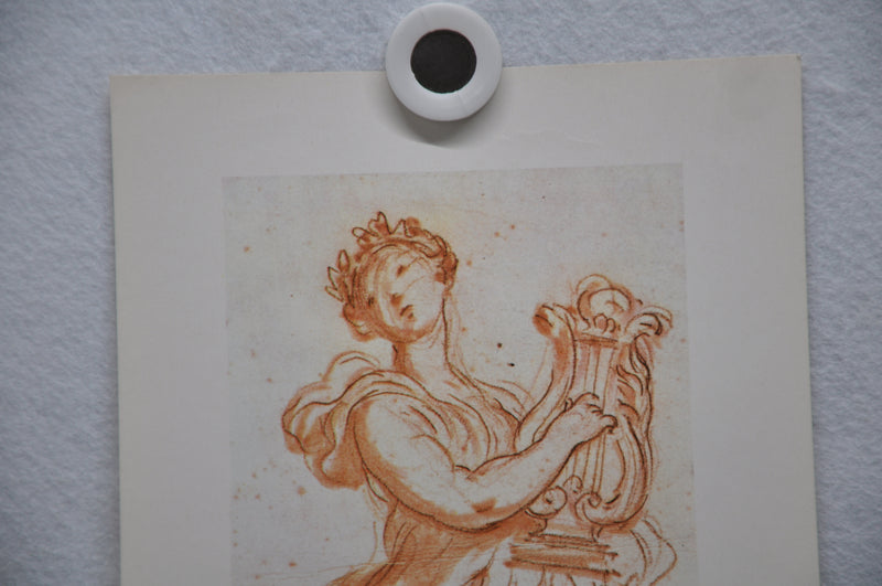 Fragonard "Calliope" Heritage Publications Art Print Poster 8 x 15   - TvMovieCards.com