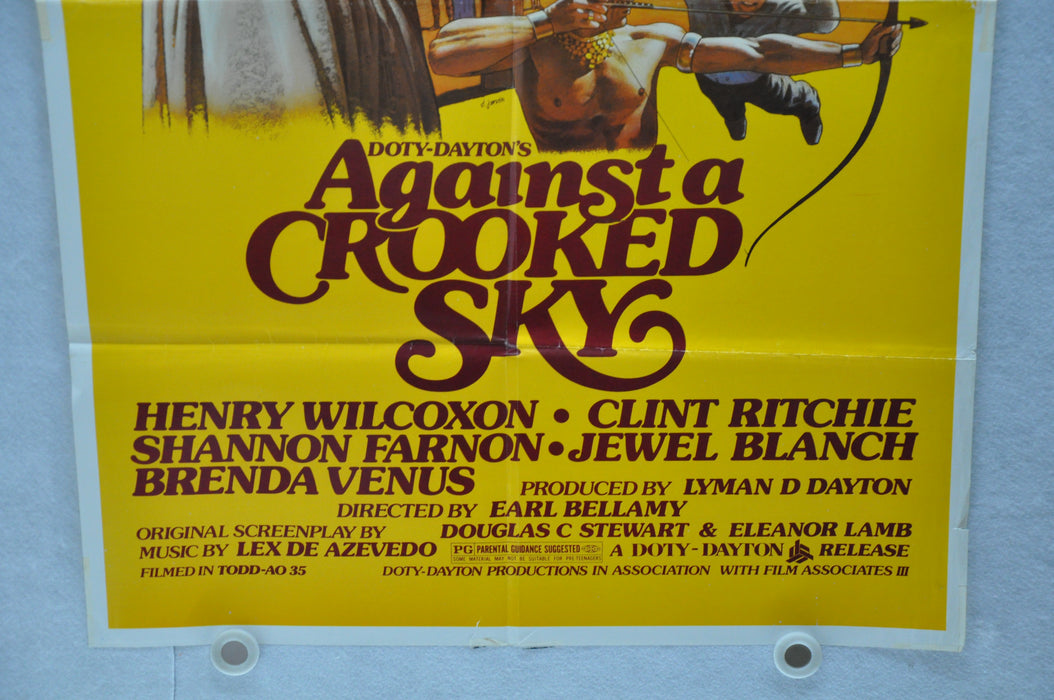 1975 Against a Crooked Sky Original 1SH Movie Poster 27 x 41 Richard Boone   - TvMovieCards.com