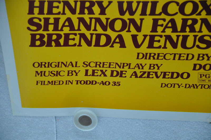 1975 Against a Crooked Sky Original 1SH Movie Poster 27 x 41 Richard Boone   - TvMovieCards.com