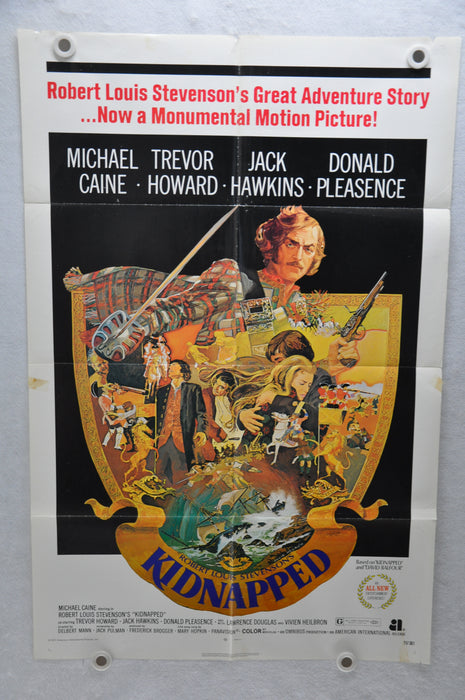 1971 Kidnapped Original 1SH Movie Poster 27 x 41 Michael Caine   - TvMovieCards.com