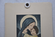 Heinrich Windelschmidt "Dulcis Virgo Maria" Lithograph Etching Print   - TvMovieCards.com